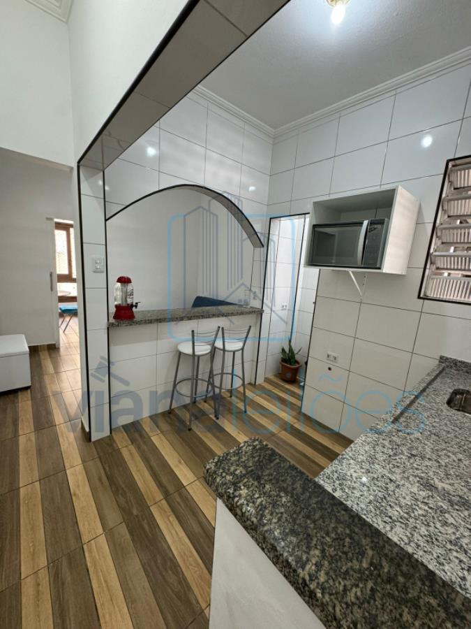 01V Apartamento 44,90m², Centro, São Vicente-SP, localizado em São Vicente - SP